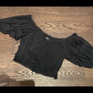 Urban Outfitters off the shoulder crop